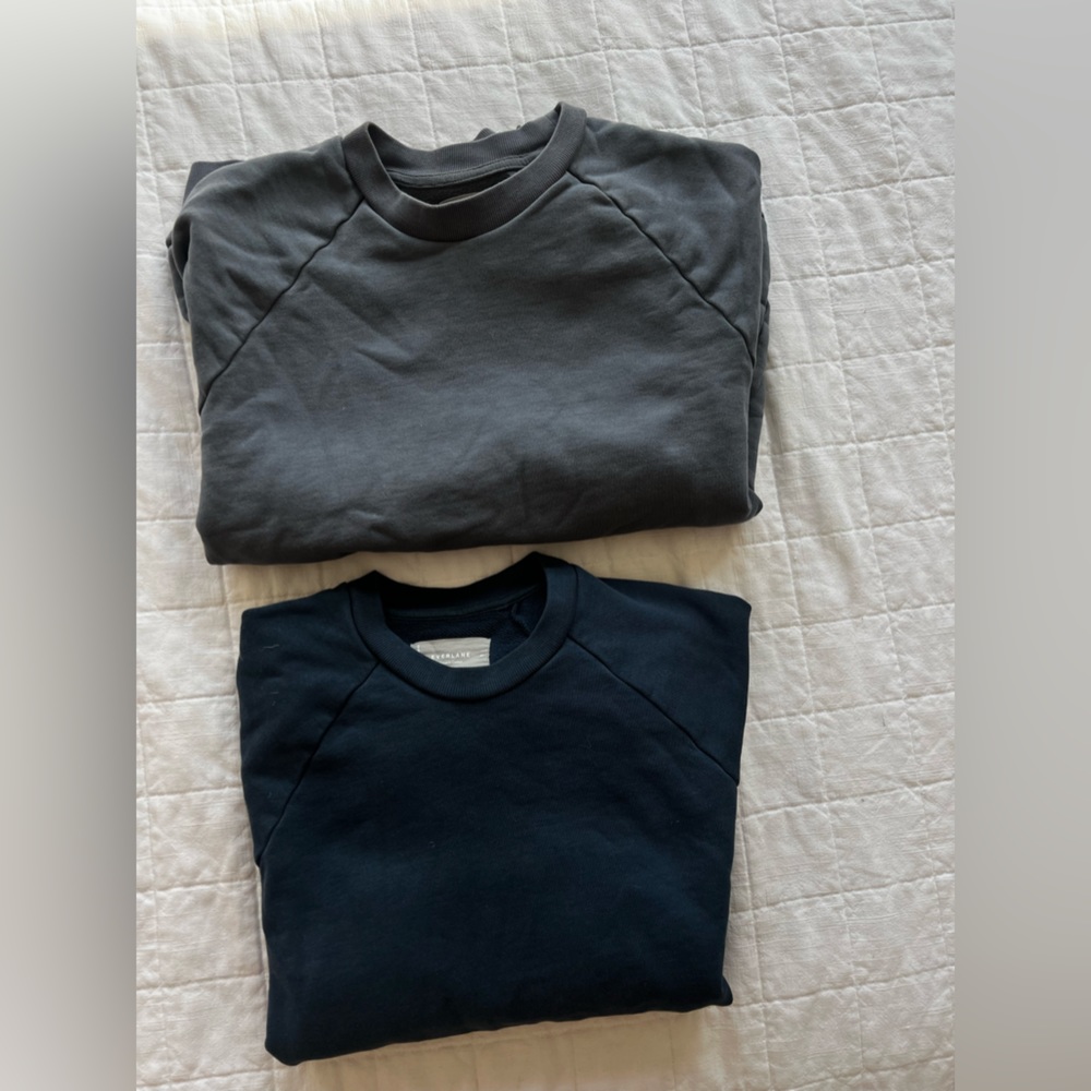 EVERLANE Organic cotton 2 sweatshirts set